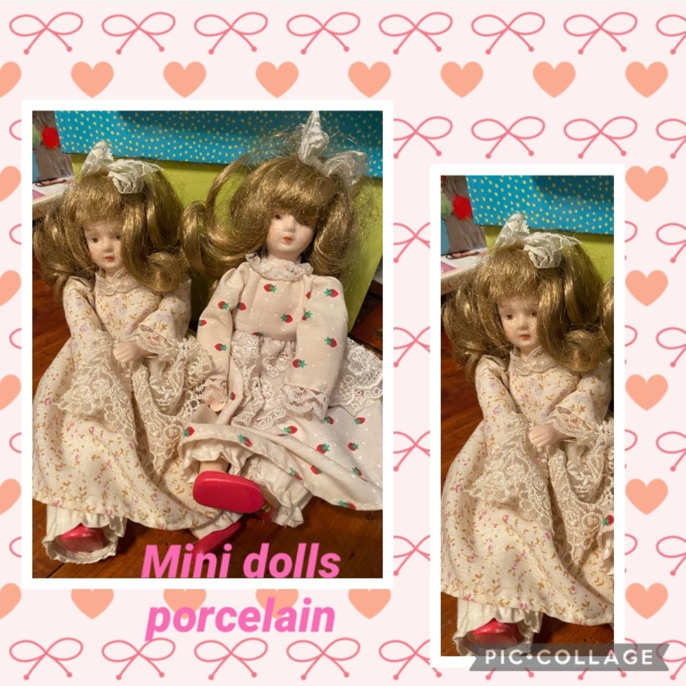 2-1 Keepsake Mini dolls porcelain